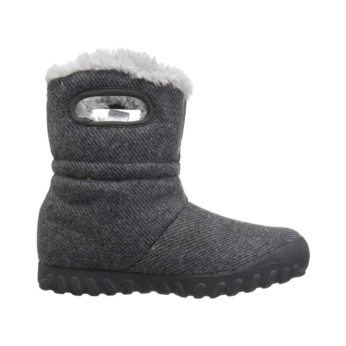 Bogs Women's Snow Boot - B-Moc Charcoal Insulated | 72106-013