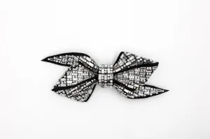 Dazzling Velvet Bow Shoe Clip