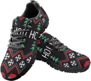 FKELYI Women's Christmas Shoes Lightweight Sneakers Outdoor Sport Running Shoes Walking Flats