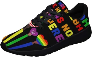 Sonzj-II Hate Has No Home Here LGBT Shoes Women Men Sports Trainers Low Top Anti-Slip Lace Up Trail Sneakers