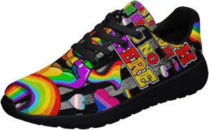 Sonzj-II Hate Has No Home Here LGBT Shoes Women Men Sports Trainers Low Top Anti-Slip Lace Up Trail Sneakers