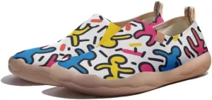 Women's Art Travel Shoes Slip-on Loafers Comfortable, Light and Fashionable Sneakers