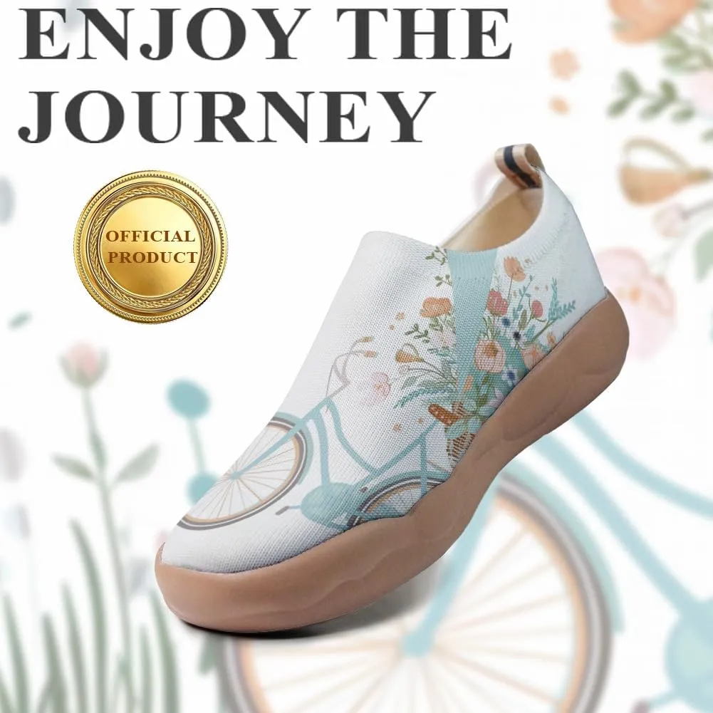 Women's Art Travel Shoes Slip-on Loafers Comfortable, Light and Fashionable Sneakers