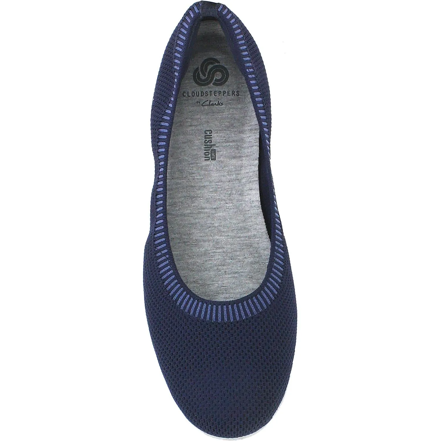 Women's Clarks Cloudsteppers Ayla Paige Navy Knit Textile