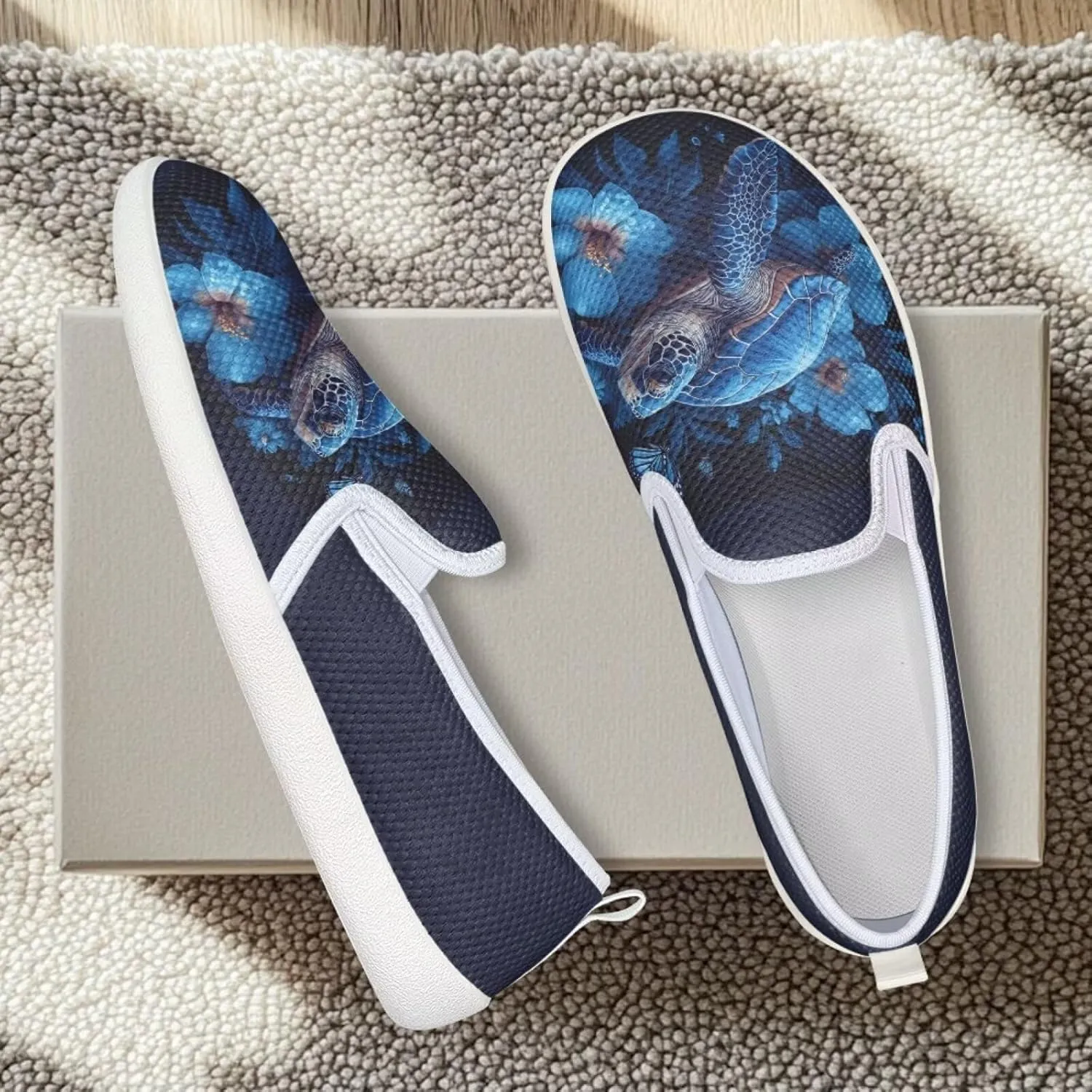 Womens Turtle Outdoor Loafer Casual Wedding Shoes Dress Flat Classic Leisure Driving Walking Shoes