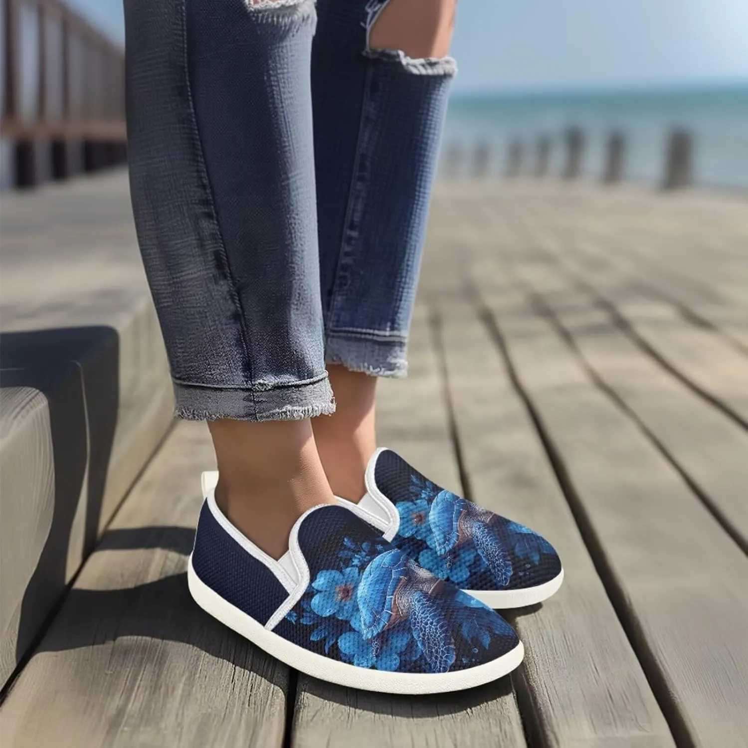 Womens Turtle Outdoor Loafer Casual Wedding Shoes Dress Flat Classic Leisure Driving Walking Shoes